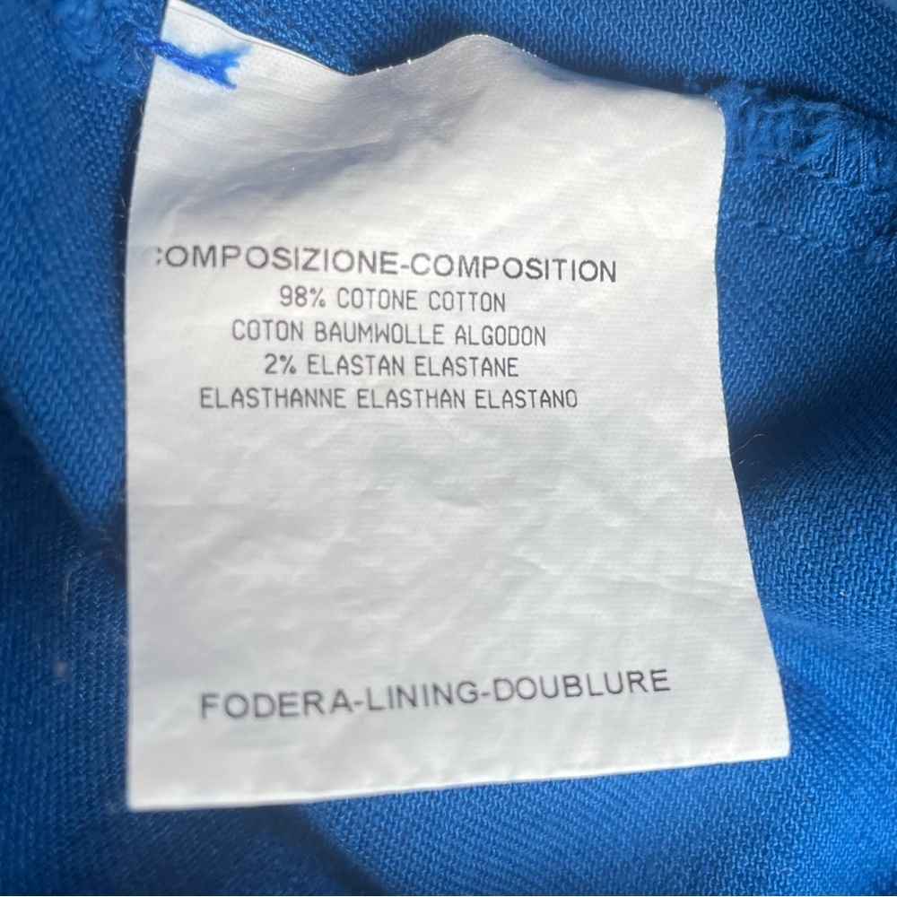 Yves Saint Laurent YSL Blue Straight Leg Jeans Low Rise Stretch Denim EU 36 US 6 - Picture 9 of 14